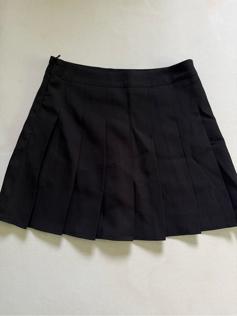 Pleated Black Women's Skirt - Classic A-Line Style